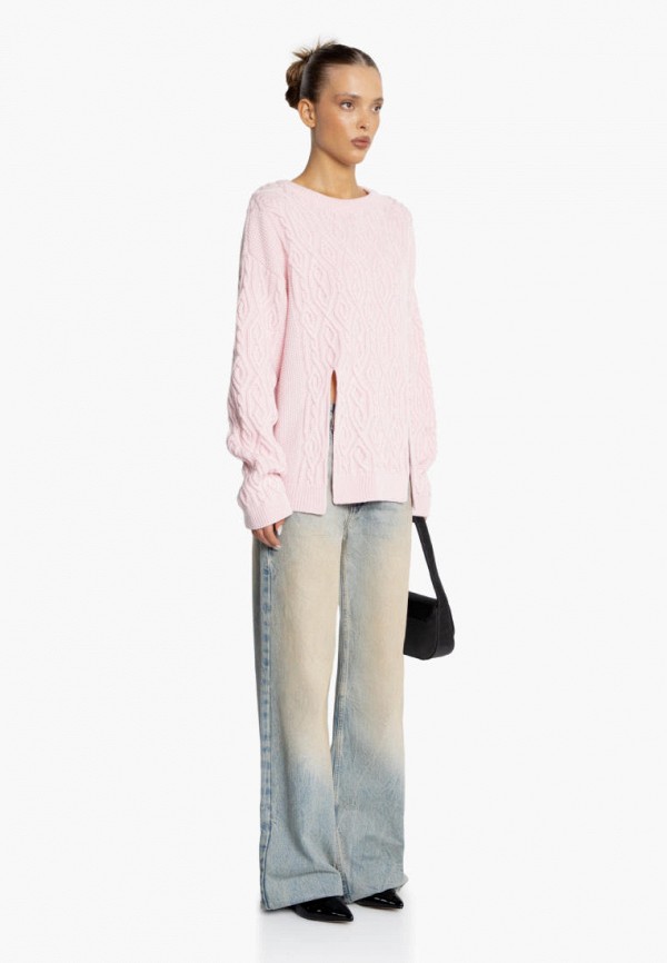 You Wanna Джемпер - фактурный с разрезами - фото 4