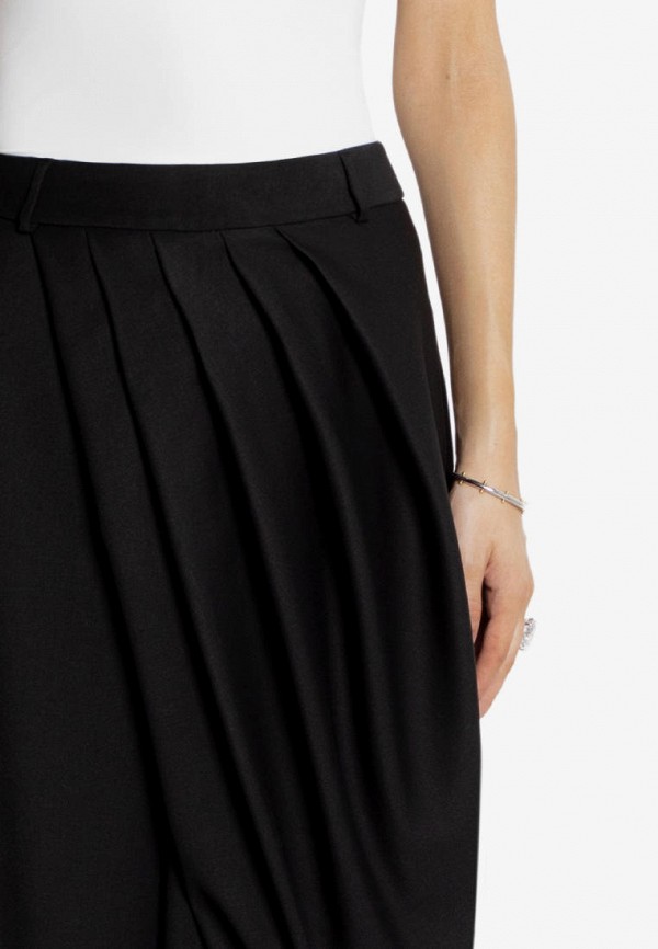 You Wanna Брюки - прямые с асимметричными складками - фото 6