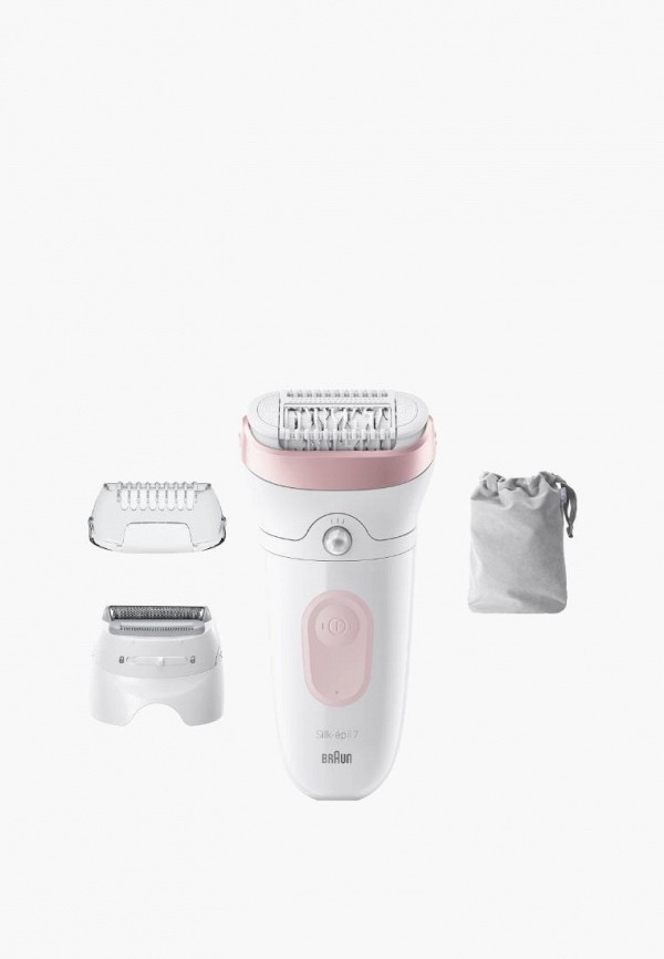 Braun Эпилятор - Silk-epil 7 7-030, 40 пинцетов с 2 насадками + чехол - фото 2