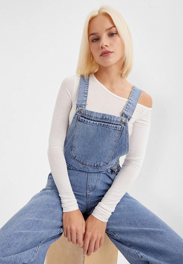 BRMSK Комбинезон джинсовый - Lamoda Online Exclusive - фото 5