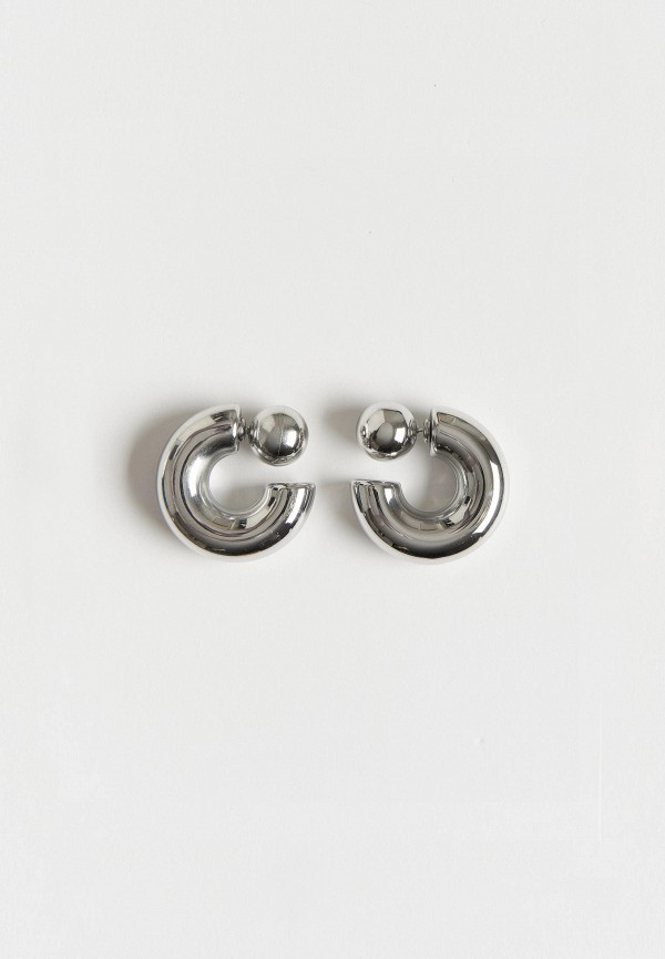 Kuksa Серьги - Bagel Ball Silver - фото 1