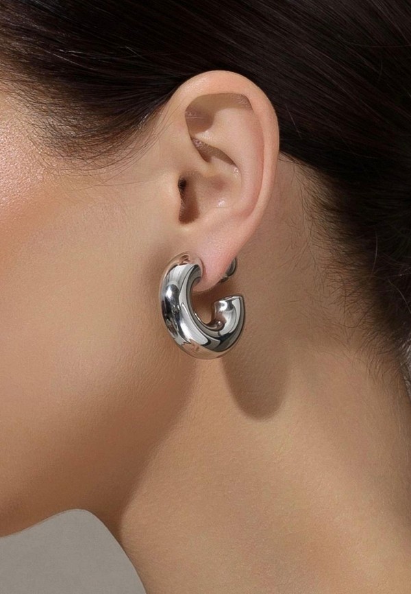 Kuksa Серьги - Bagel Ball Silver - фото 2