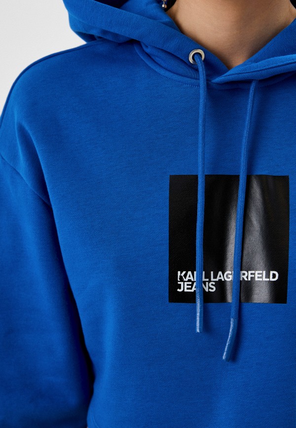 Худи Karl Lagerfeld Jeans, цвет: синий, MP002XW0O8J0 — купить в ...