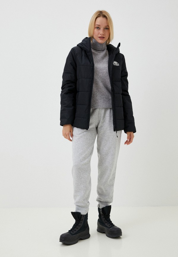 Куртка утепленная Kappa, цвет: черный, MP002XW0OBX0 — купить в интернет ...