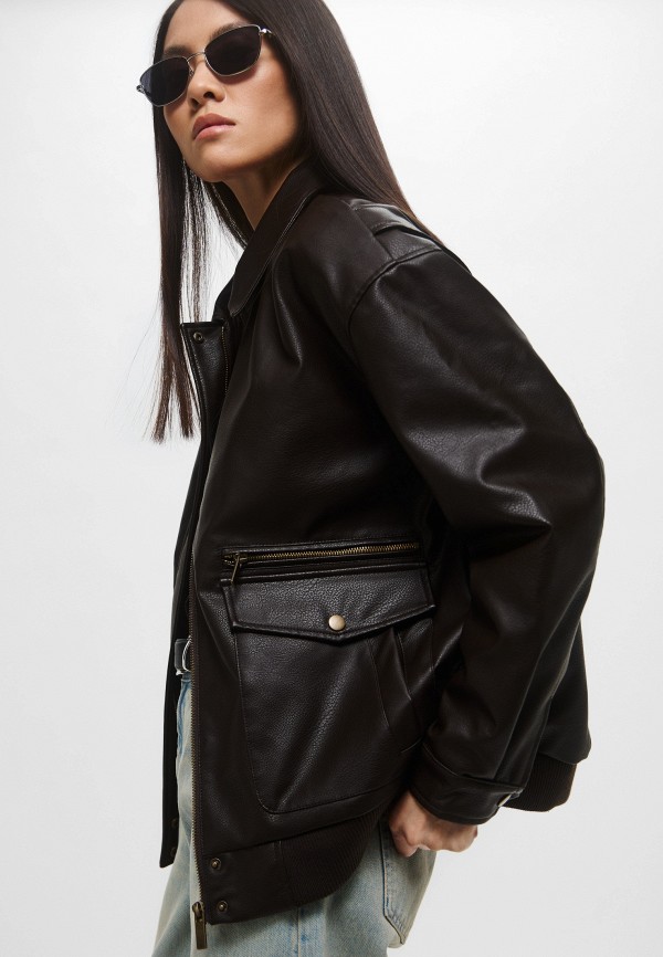 Befree Куртка кожаная утепленная - Women Smart - фото 6