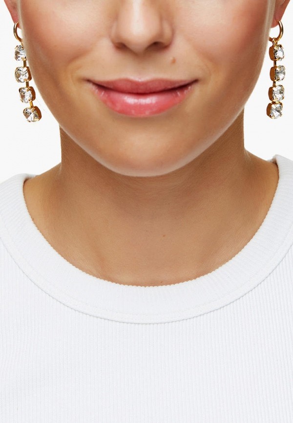 Viva la Vika Серьги - Крупные Кристаллы – Белые - фото 2