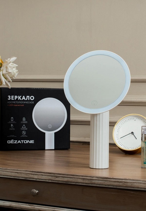 Gezatone Зеркало настольное - с трехуровневой подсветкой - фото 4