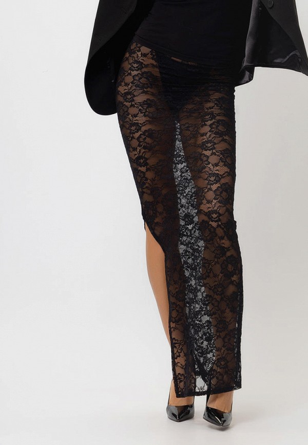 Ptaxx Юбка - из гипюра с разрезом Lamoda Online Exclusive - фото 5