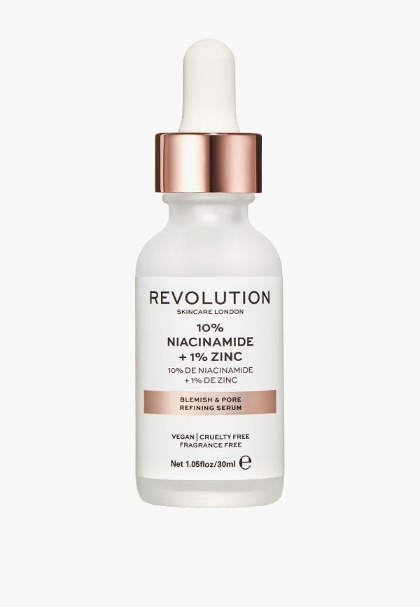 Revolution Skincare Сыворотка для лица - 10% Niacinamide and 1% Zinc Blemish & Pore Serum, 30 мл - фото 1