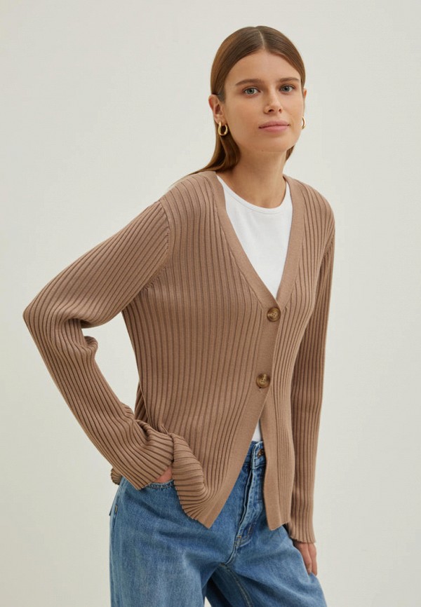 Кардиган Finn Flare, цвет: коричневый, MP002XW0OYK2 — купить в интернет ...