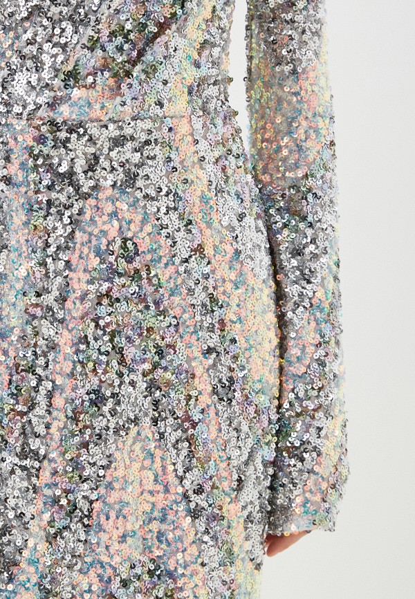 Платье Rich & Naked Avery midi dress, цвет серебряный, MP002XW0OZXU