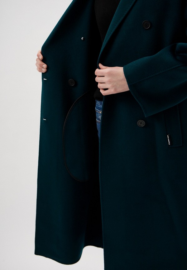 Пальто Karl Lagerfeld, цвет: зеленый, MP002XW0P49A — купить в интернет ...