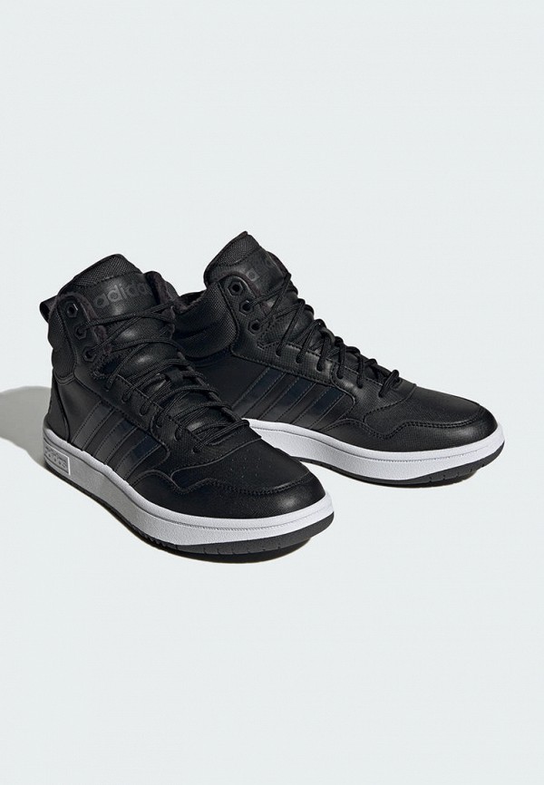 adidas Кроссовки - Hoops 3.0 Mid Lifestyle Basketball Classic Fur Lining Winterized - фото 2