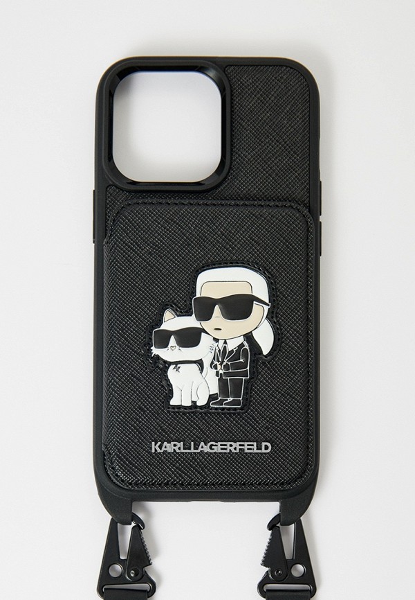 Karl Lagerfeld Чехол для iPhone - 13 Pro, кросс-боди с кардслотом - фото 1