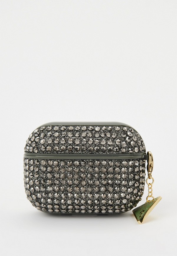 Guess Чехол для наушников - Airpods Pro 2, с горным хрусталем Diamond Rhinestone и подвеской - фото 1