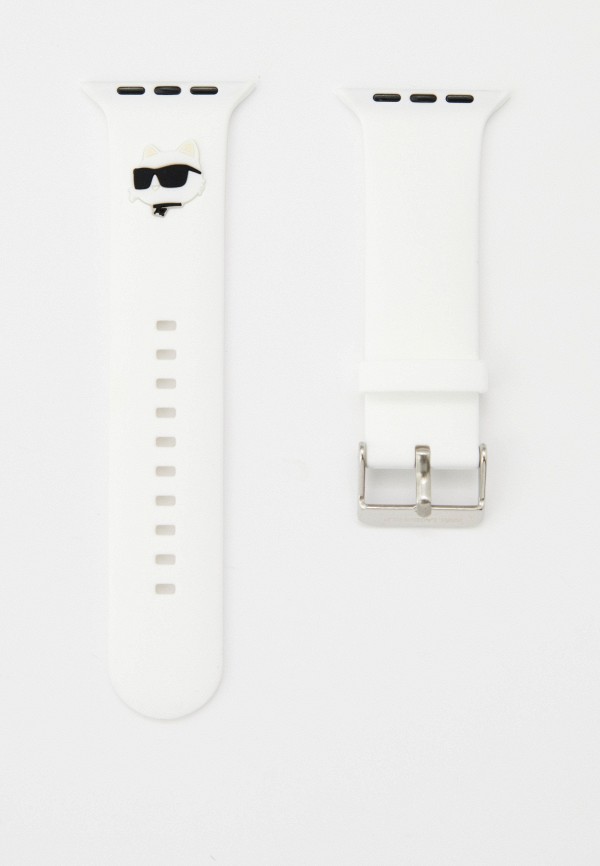 Karl Lagerfeld Ремешок для часов - Apple Watch 44/45/46/49 мм, силиконовый 3D NFT Choupette - фото 1