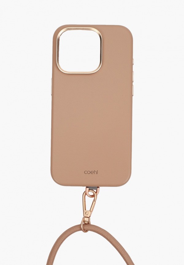 Uniq Чехол для iPhone - 15 Pro, COEHL Muse с MagSafe, из экокожи, с шнурком на шею - фото 2