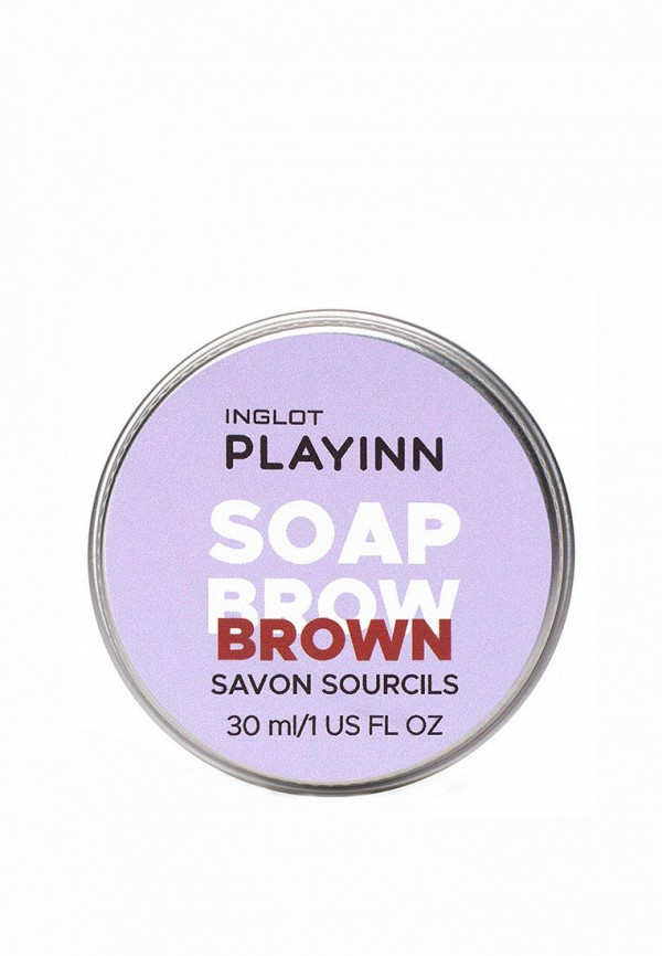 Гель для бровей Inglot BROW SOAP BROWN, 30 мл, цвет: коричневый ...