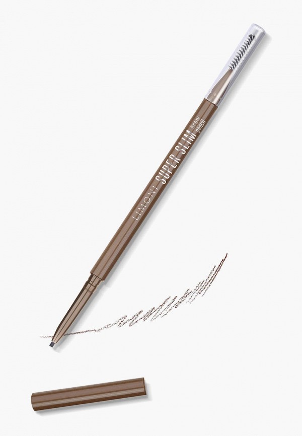 Limoni Карандаш для бровей автоматический - ультратонкий, с витамином Е - фото 3