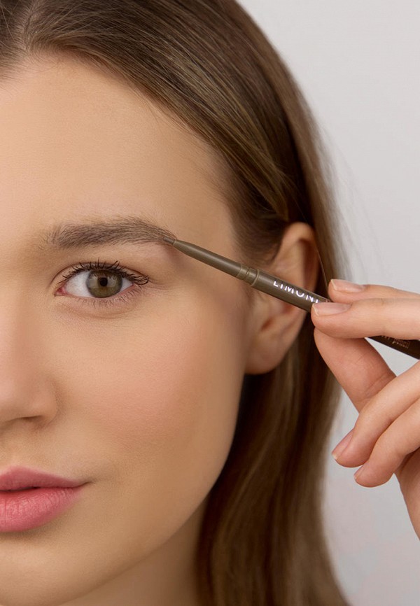 Limoni Карандаш для бровей автоматический - ультратонкий, с витамином Е - фото 4