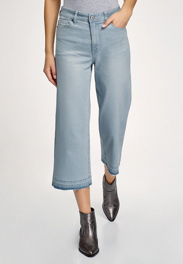 Джинсы oodji, цвет: голубой, MP002XW0QQFN — купить в интернет-магазине ...