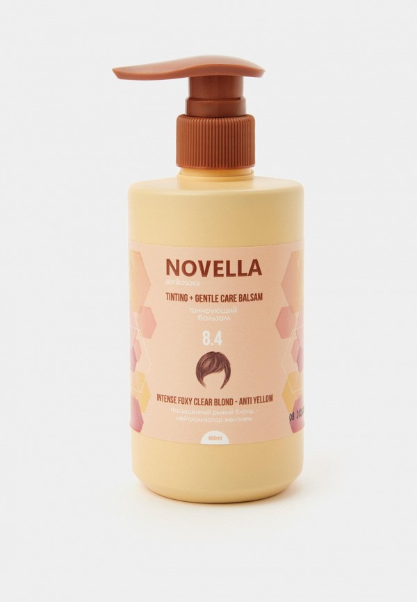 Novella Abrikosova Бальзам оттеночный для волос - 8.4 Насыщенный рыжий блонд - фото 1