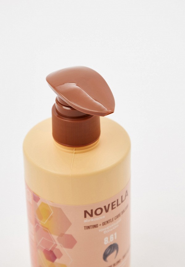 Novella Abrikosova Бальзам оттеночный для волос - 8.61 Фиолетово-серебристый насыщенный блондин - фото 2