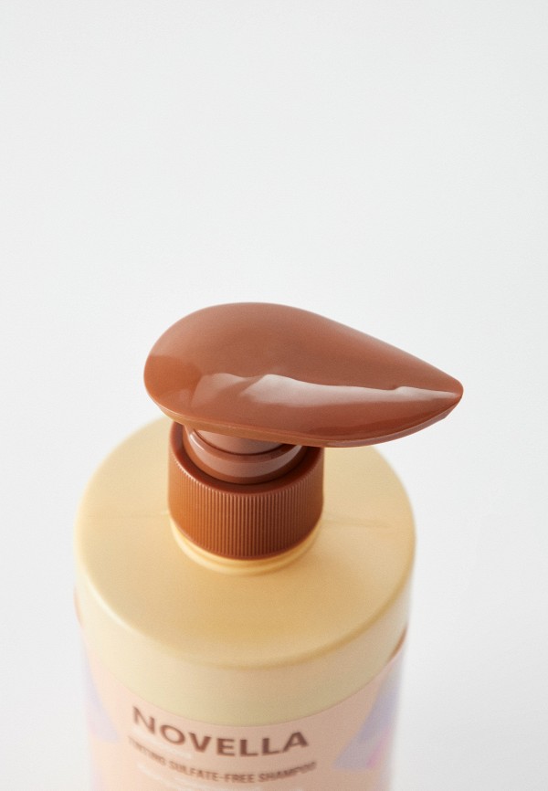 Novella Abrikosova Шампунь оттеночный - Бессульфатный 10.4 Нежно-рыжий светлый блонд - фото 2