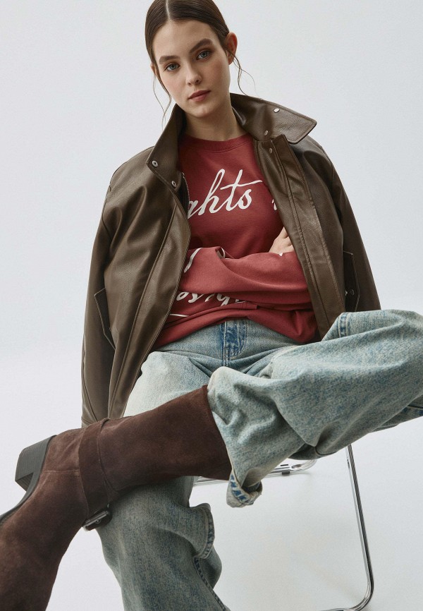 Sela Куртка кожаная утепленная - фото 4