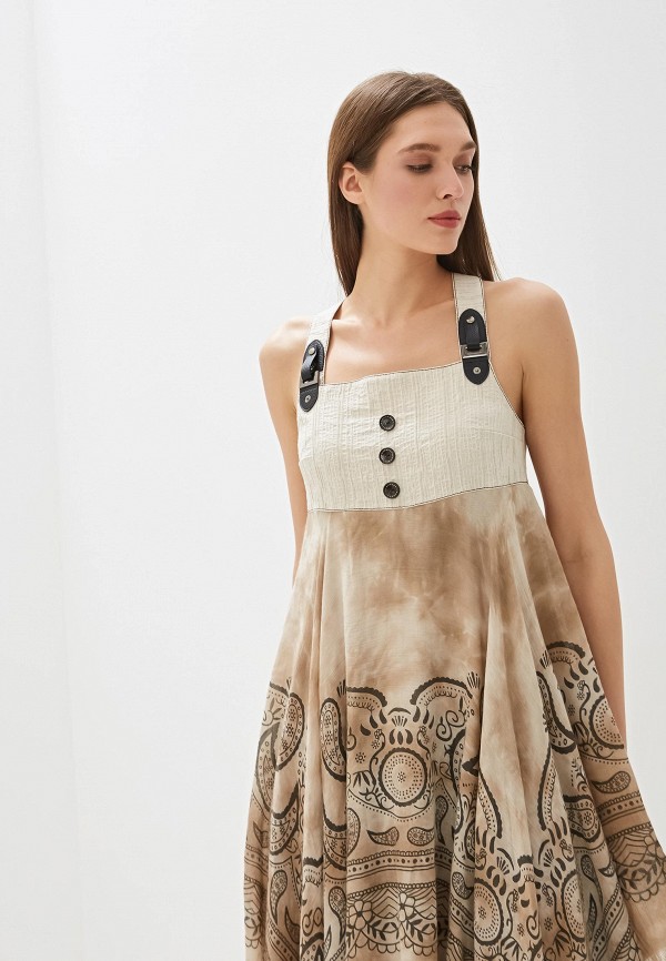 Сарафан Tantino, цвет: бежевый, MP002XW0R17Y — купить в интернет ...