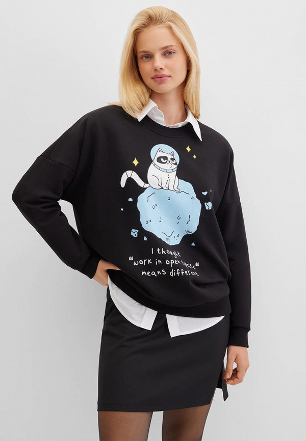 Barmariska Свитшот - Кот на метеорите - фото 4
