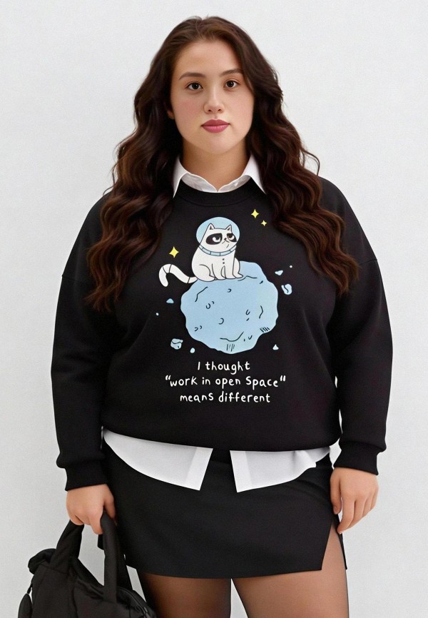 Barmariska Свитшот - Кот на метеорите - фото 1