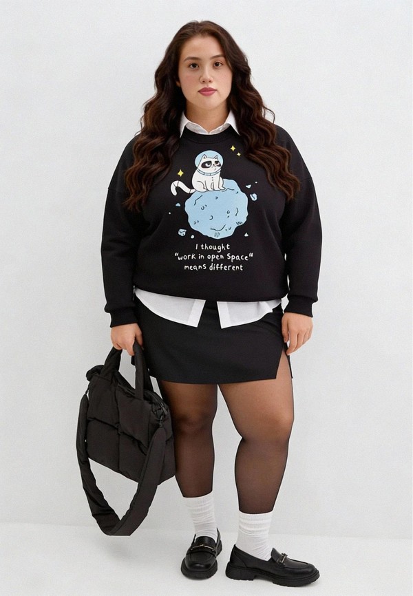 Barmariska Свитшот - Кот на метеорите - фото 2