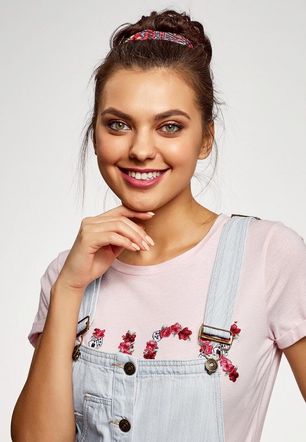 oodji Комбинезон джинсовый - фото 4