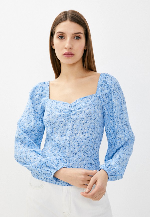 Блуза Gloria Jeans, цвет голубой, MP002XW0SGPL — купить в интернет