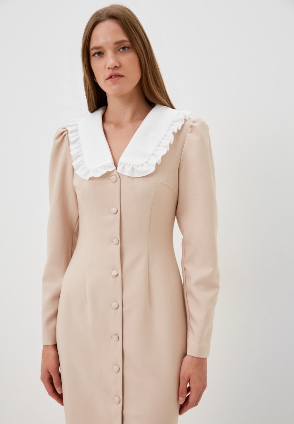 Платье Vittoria Vicci, цвет: бежевый, MP002XW0SLMY — купить в интернет ...