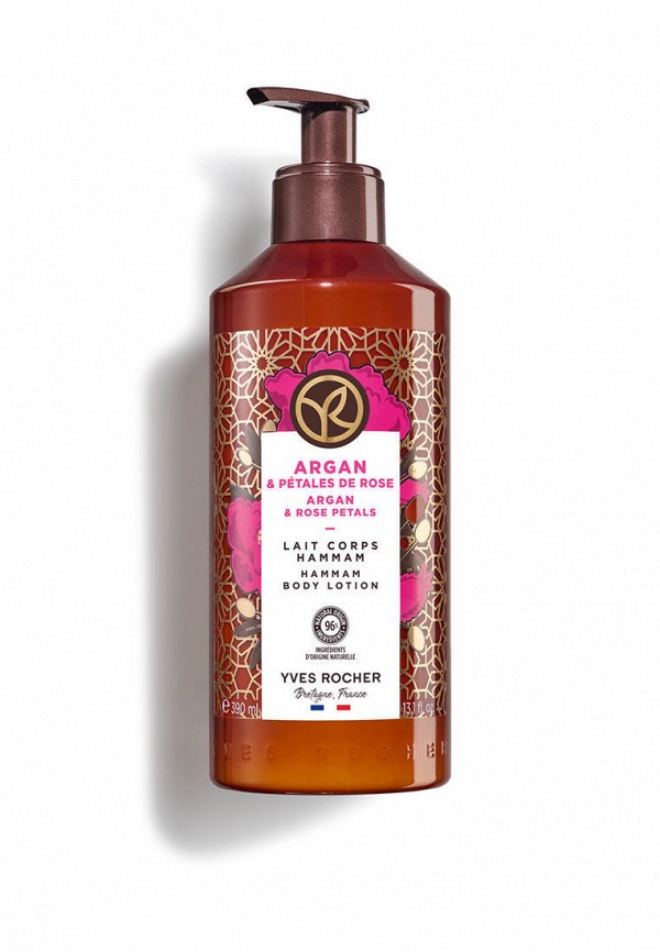 Yves Rocher Молочко для тела - «Аргания & Роза», 390 мл - фото 1