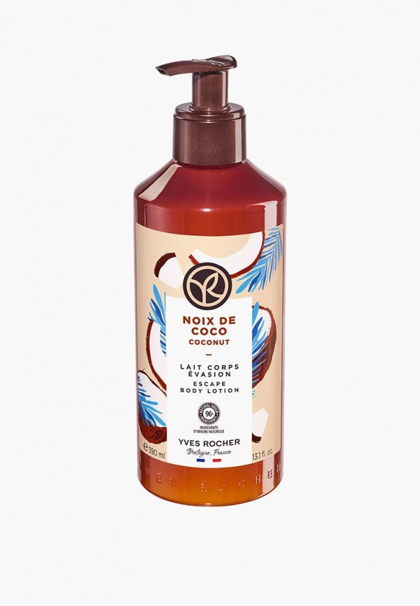Yves Rocher Молочко для тела - «Кокосовый Орех», 390 мл - фото 1