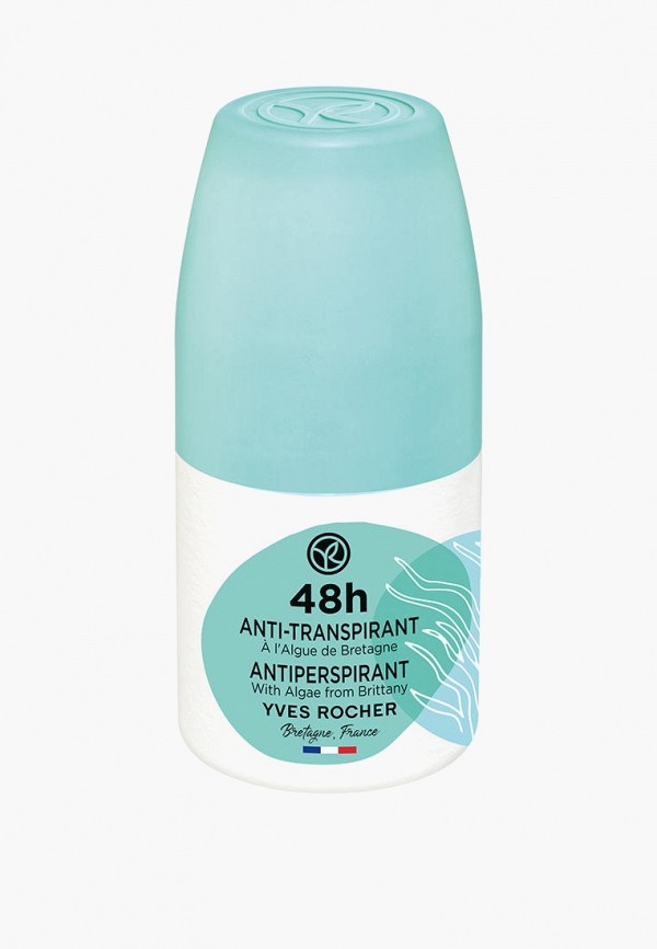 Yves Rocher Дезодорант шариковый - Антиперспирант 48ч с Морскими Водорослями, 50 мл - фото 1