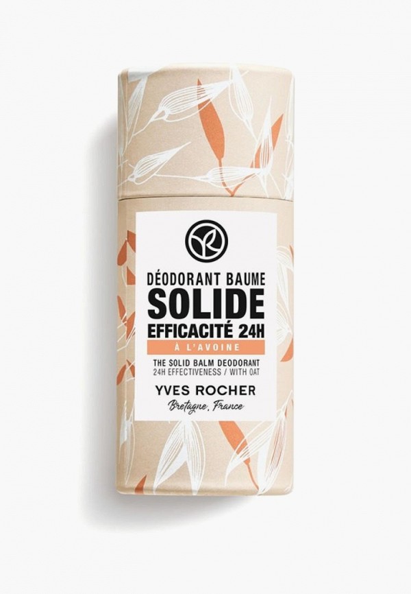 Yves Rocher Дезодорант-стик - Твердый Бальзам с Экстрактом Овса, 50 г - фото 1