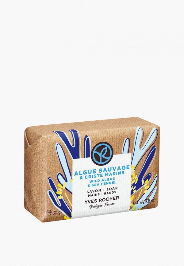 Yves Rocher Мыло твердое - «Морские Водоросли & Морской Фенхель», 80 г - фото 1