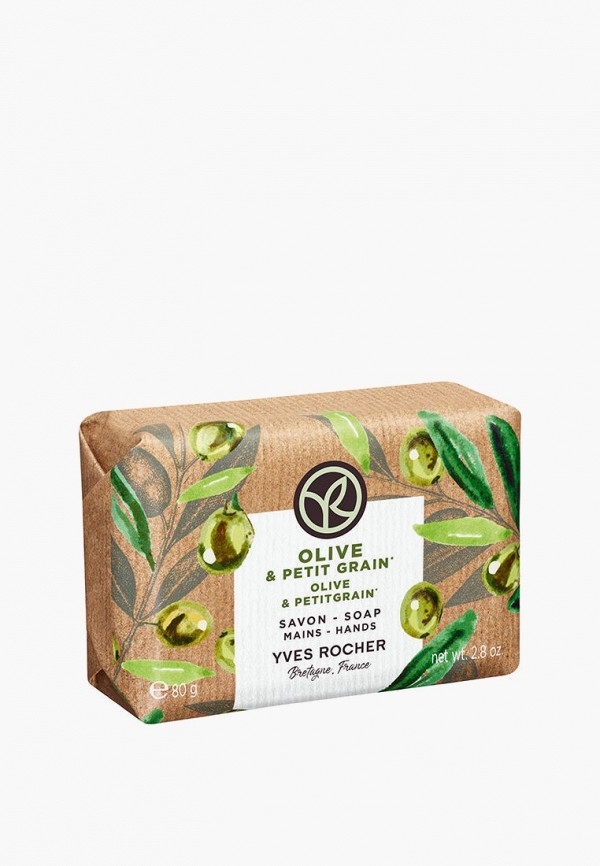 Yves Rocher Мыло твердое - «Олива & Петигрен», 80 г - фото 1