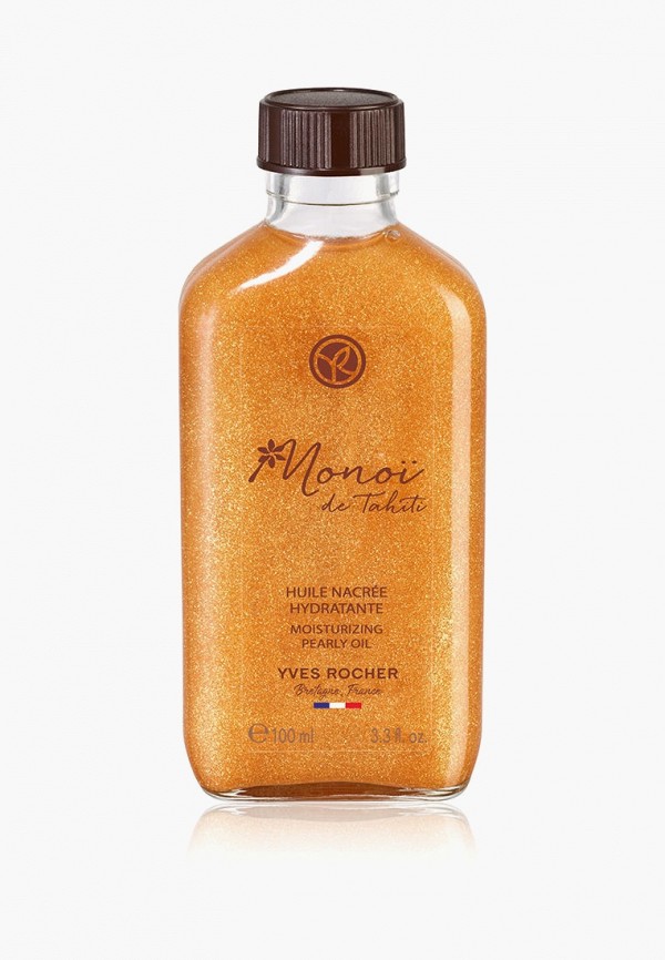 Yves Rocher Масло для тела и волос - Моной де Таити увлажняющее перламутровое, 100 мл - фото 1