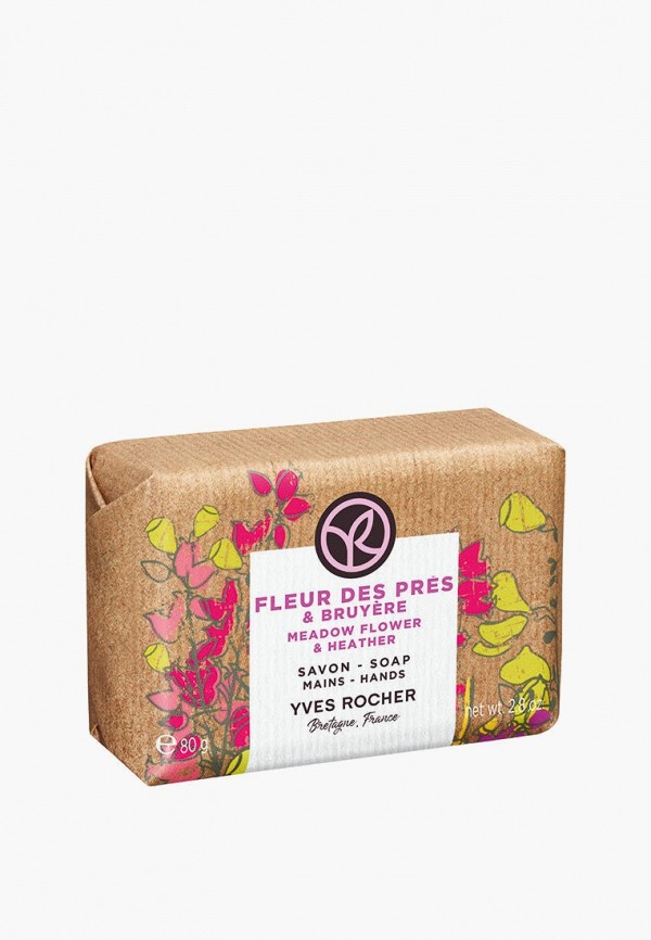 Yves Rocher Мыло твердое - «Ракитник & Вереск», 80 г - фото 1