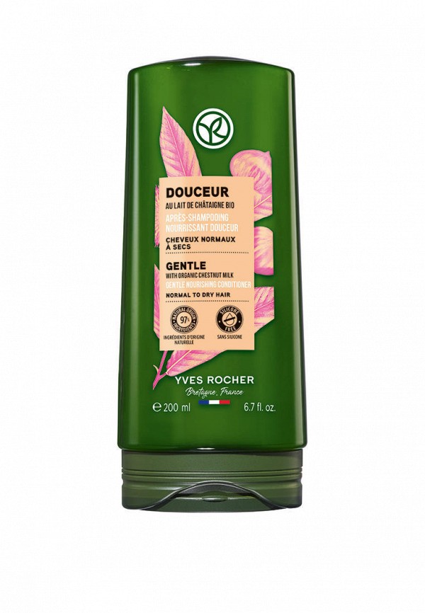 Yves Rocher Кондиционер для волос - Нежность с Молочком Каштана БИО - Для нормальных и сухих волос, 200 мл - фото 1