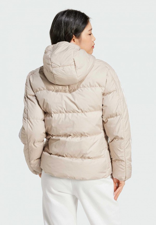adidas Пуховик - Essentials 3-Stripes Mid Down Hooded - фото 2
