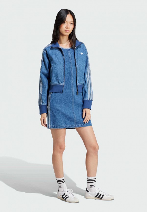 adidas Платье джинсовое - Adicolor 3-Stripes - фото 3