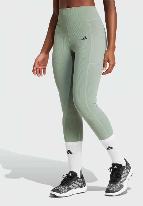 adidas Тайтсы - Optime Rib 7/8 - фото 1