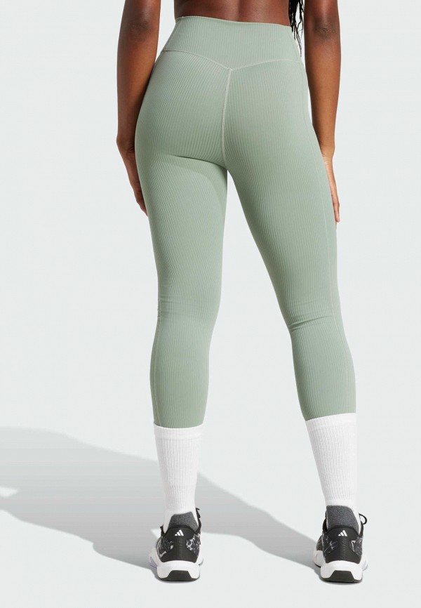 adidas Тайтсы - Optime Rib 7/8 - фото 2