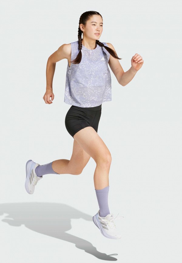 adidas Майка спортивная - Own the Run CLIMACOOL 3-Stripes - фото 2